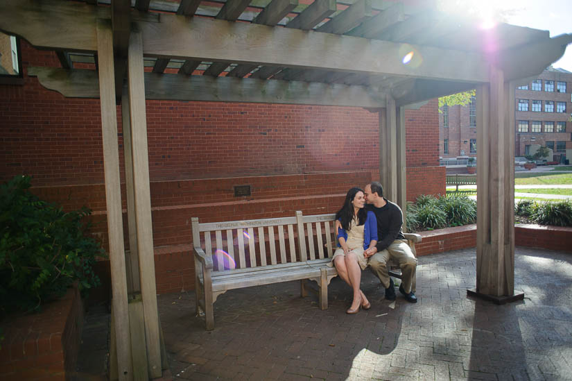 george washington university engagement session