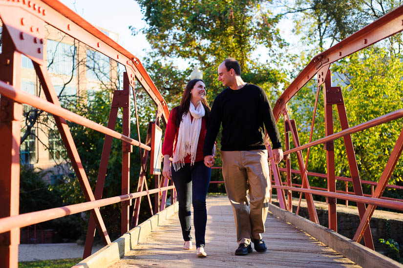 georgetown canal engagement session