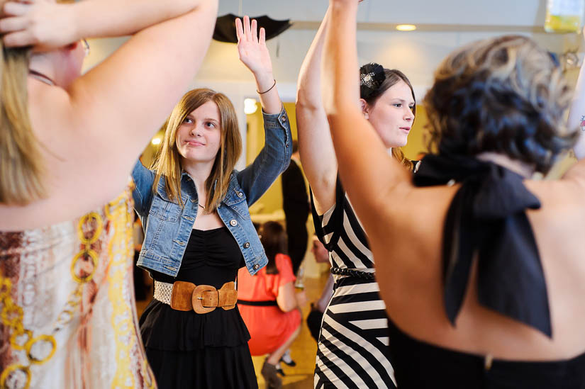 dancing at historic londontown wedding