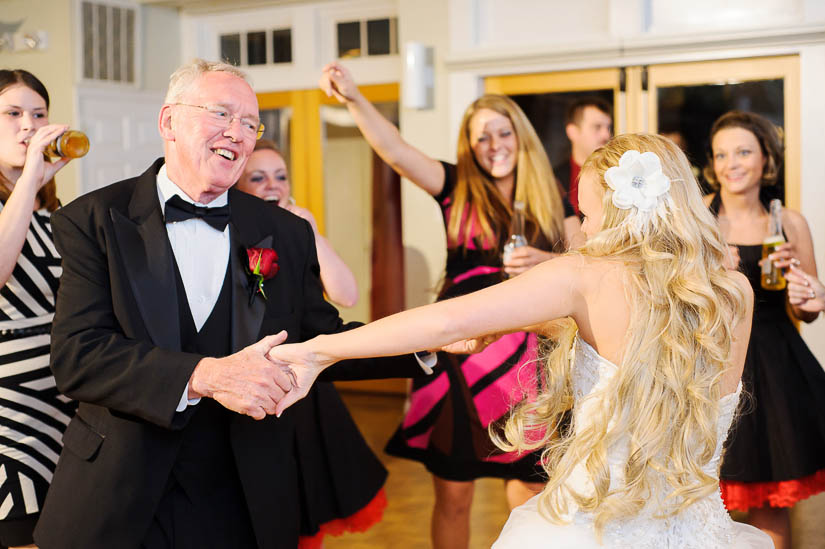 father daughter dance at historic londontown wedding