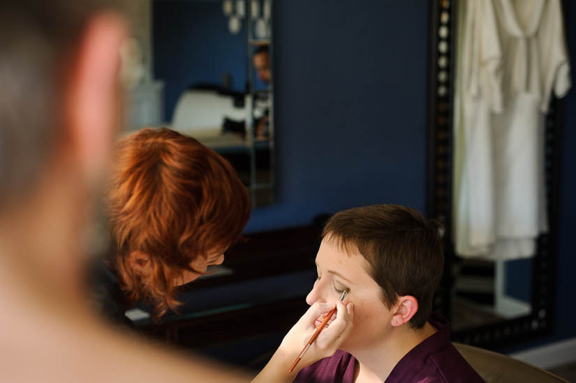 bridal prep at crown plaza in washington dc