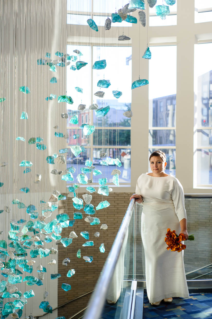 bridal portrait at dc convention center