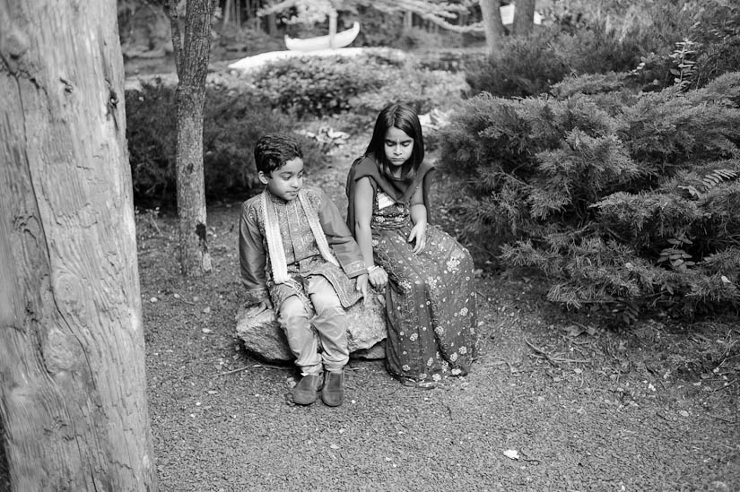 little kids at indian wedding