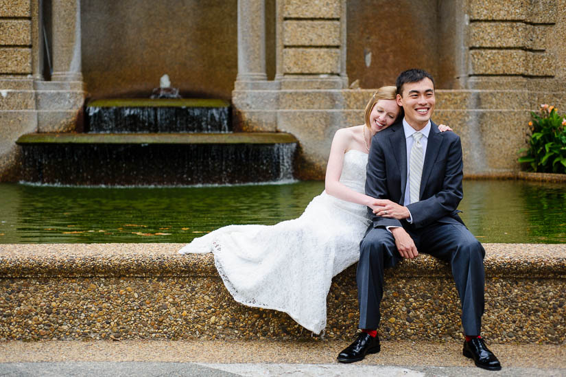 wedding photo session at malcolm x park