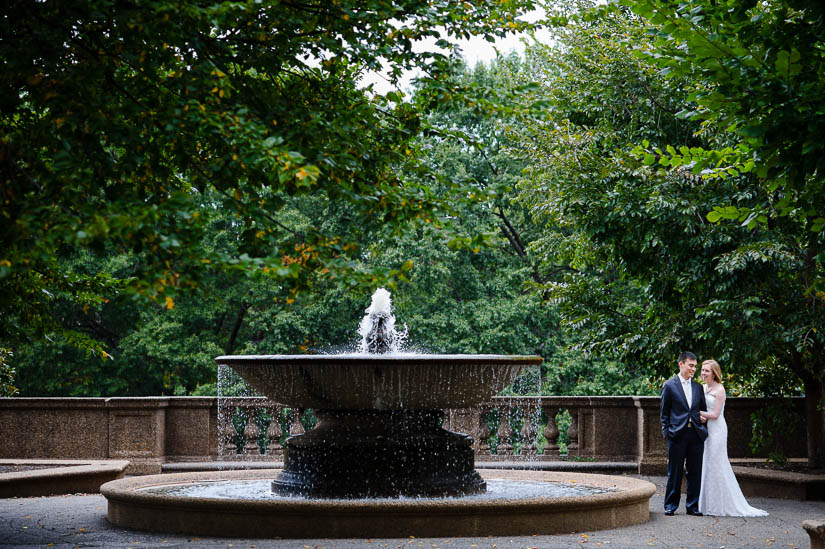 wedding photography at meridian hill park