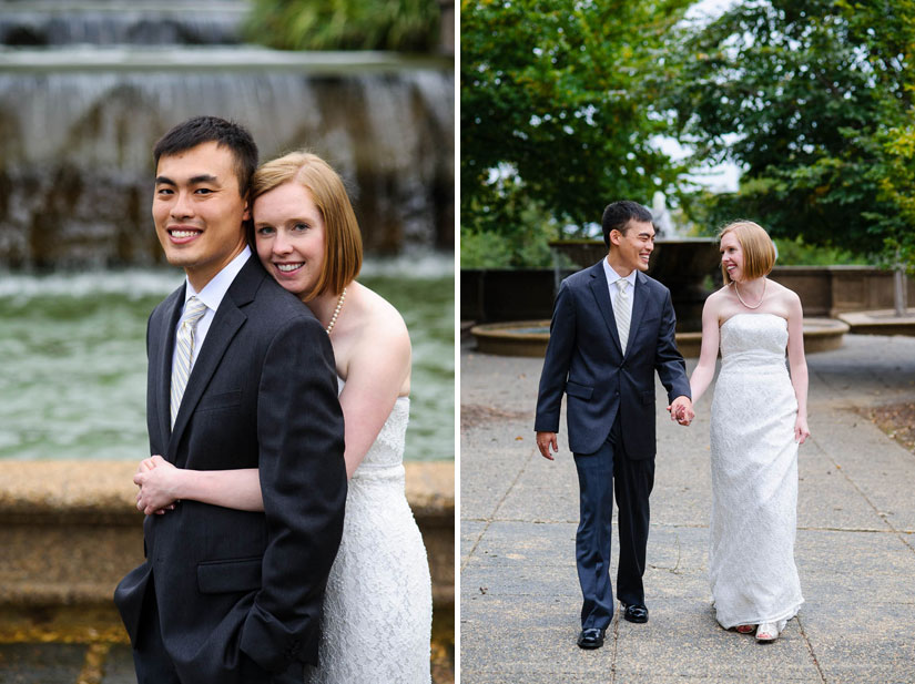 wedding photo session at meridian hill park