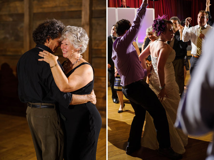 guests dancing at the barns at wolf trap wedding