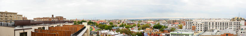 u street view from an apartment terrace