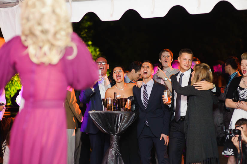 drag queen performance at dc same-sex wedding