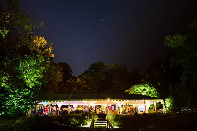 epic long-exposure reception photograph