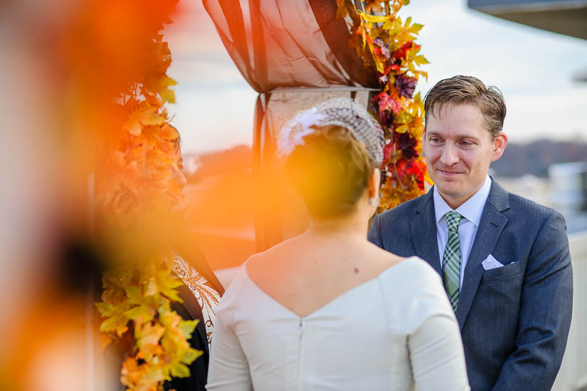 getting emotional during the wedding ceremony