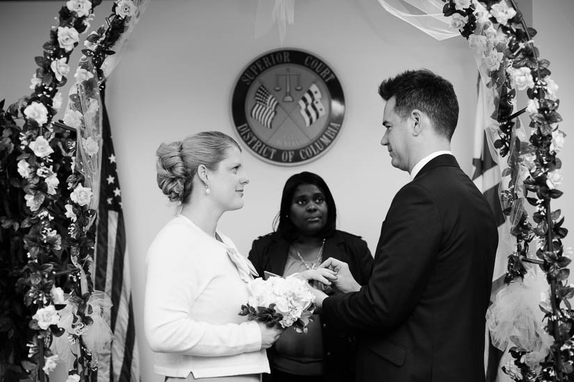 courthouse wedding photography in dc