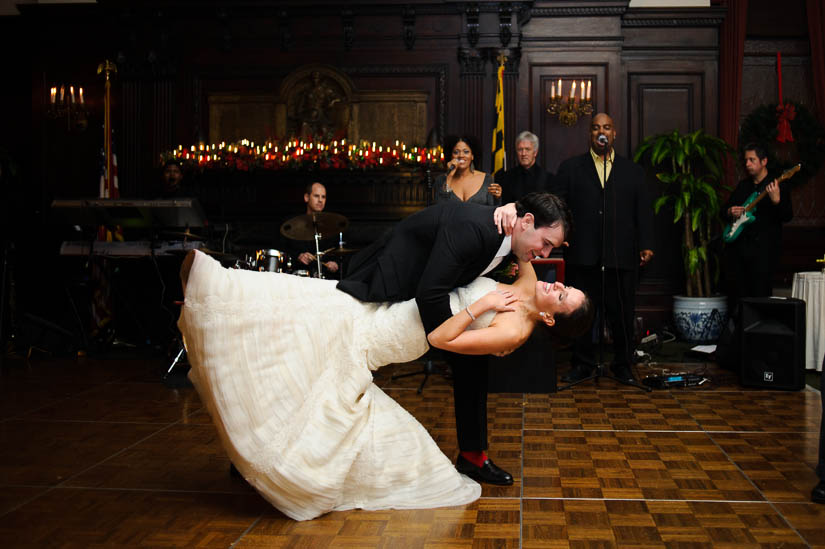 maryland club wedding first dance