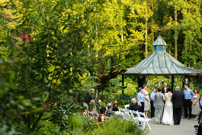 wedding images from brookside gardens ceremony