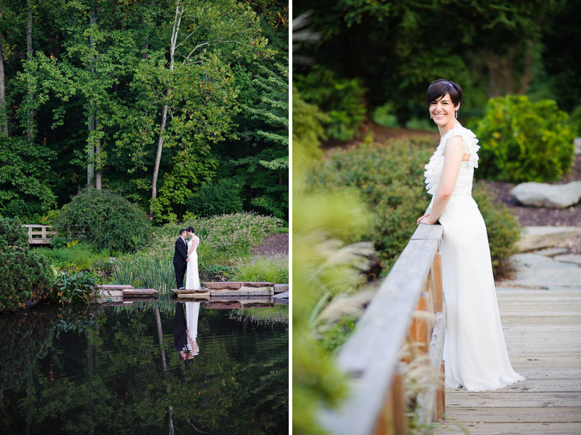 wedding photography at brookside gardens