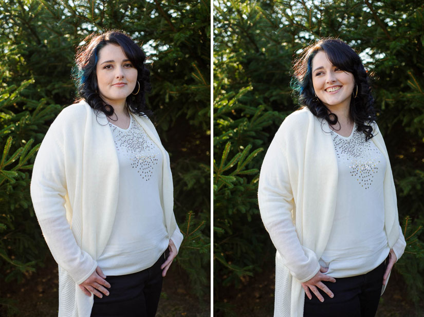 portraits at christmas tree farm