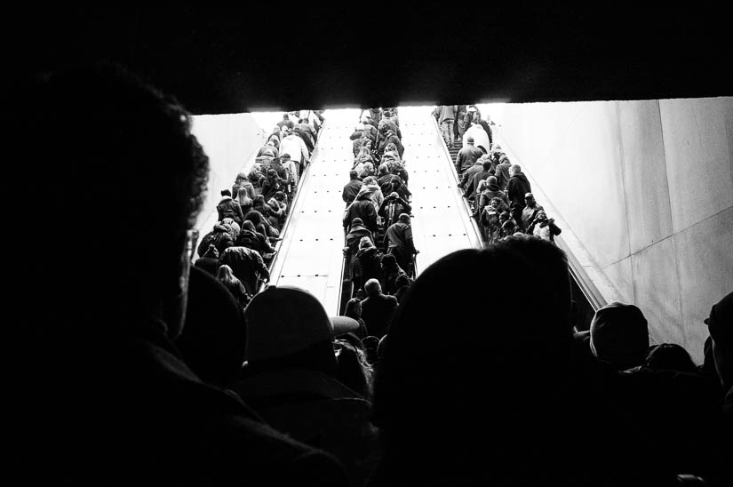 2013 inauguration on the metro