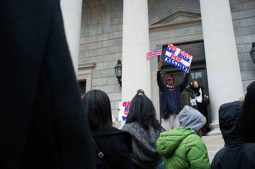 we got ur back mr president street signs