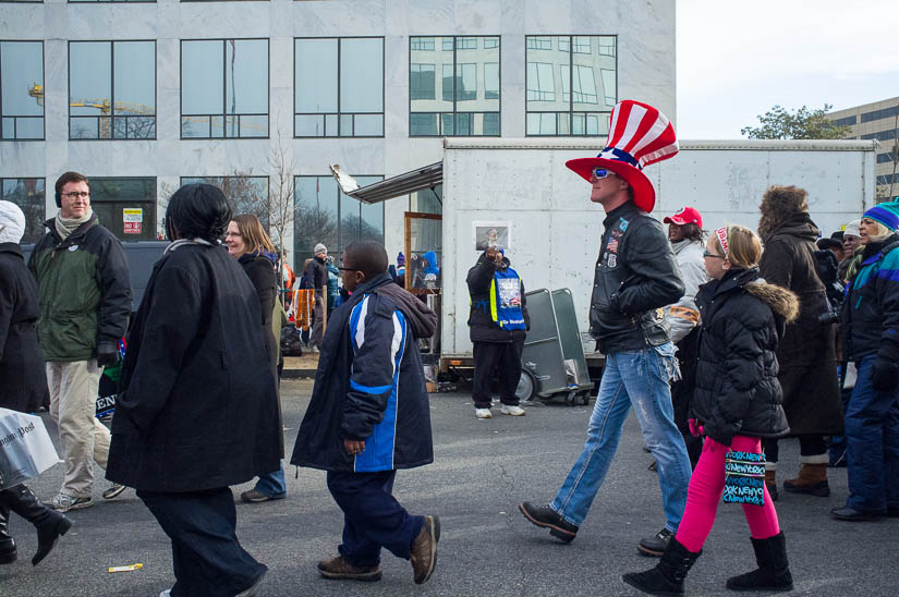 2013 inauguration - guy with a funny hat