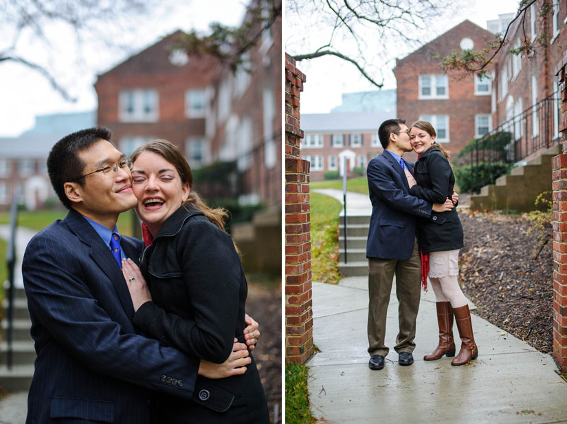 portraits on the wedding day in arlington, va