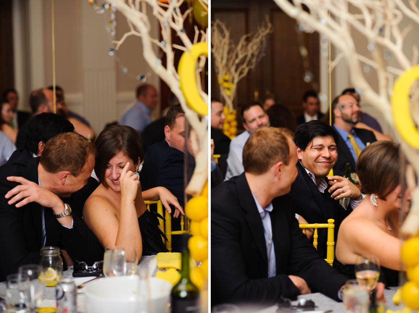 carnegie institution for science wedding guests laughing