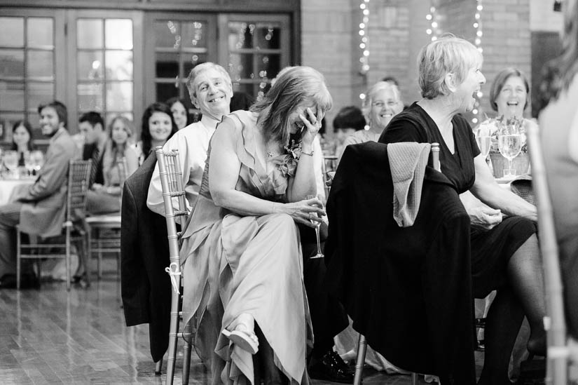 mother of the bride laughing