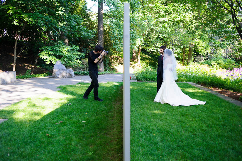 sam hurd shooting a wedding