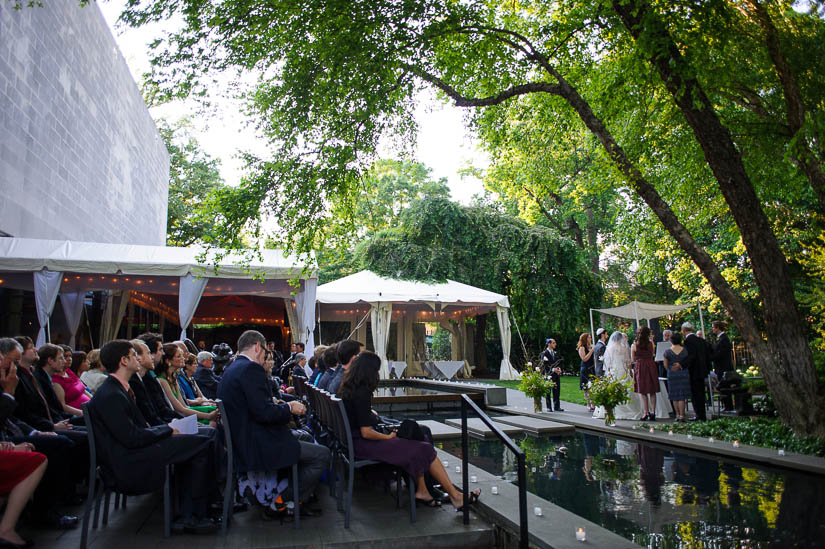 baltimore museum of art outdoor wedding at gertrude's