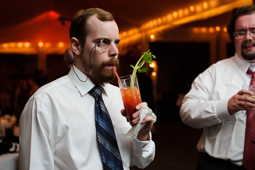 super cool guy at baltimore museum of art wedding