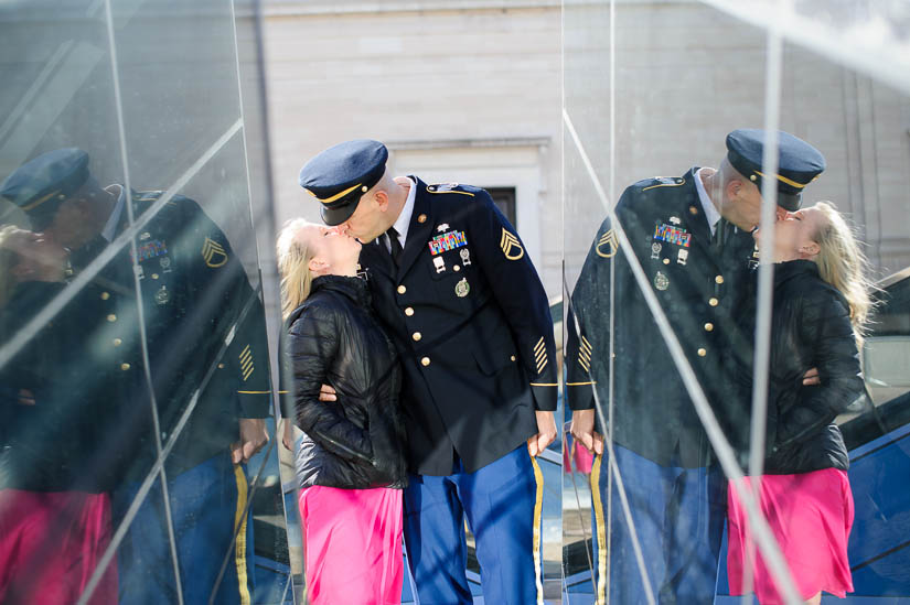 wedding portraits and reflections at the national gallery of art