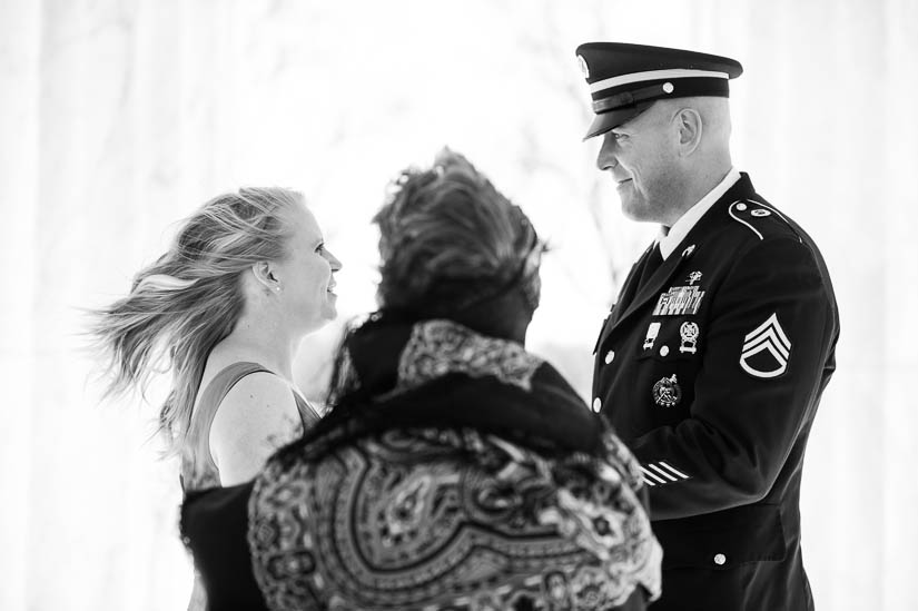 elopement at the dc war memorial