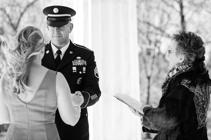 washington dc wedding at the dc war memorial