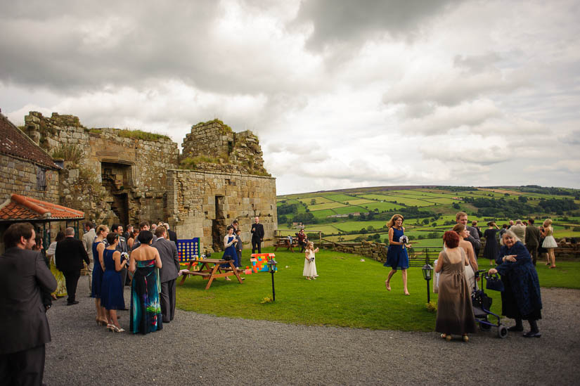 danby castle wedding scenery