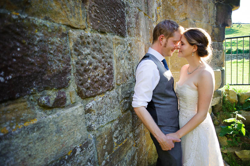 wedding portraits at danby castle