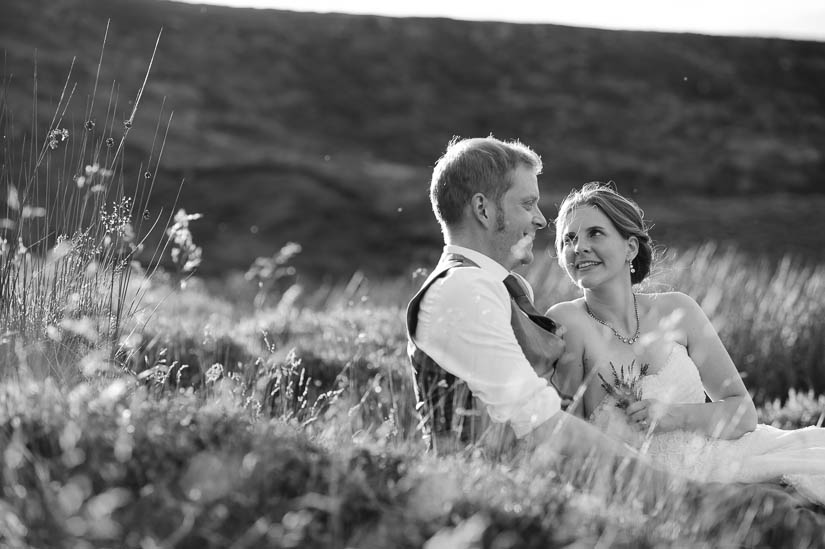 relaxed wedding portraits in north yorkshire, england