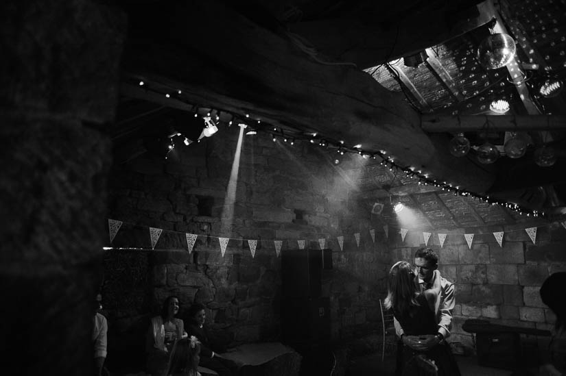 dramatic dance photo from danby castle wedding