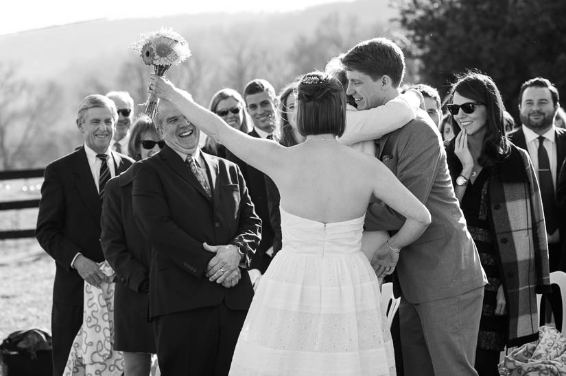 bluemont vineyard wedding ceremony