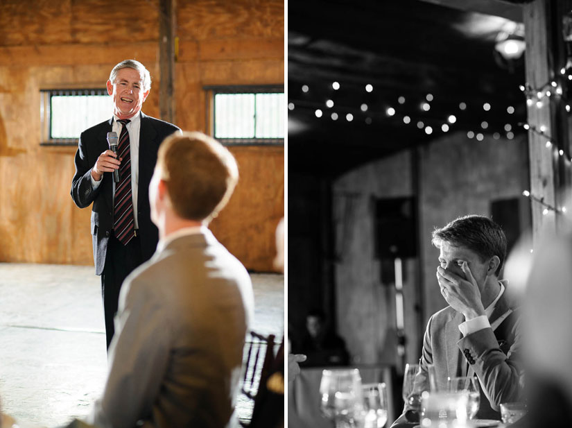 toasts at bluemont vineyard wedding