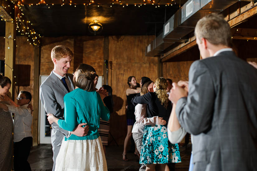 bride and groom dancing at bluemont vineyard wedding