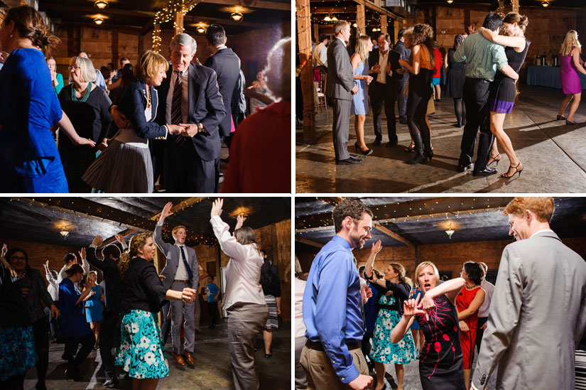 dance party at bluemont vineyard wedding