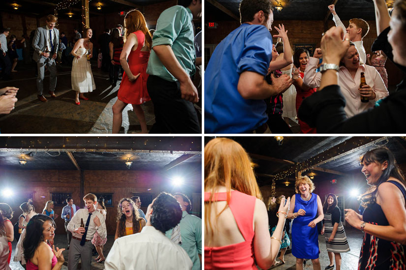 awesome dancing at bluemont vineyard wedding