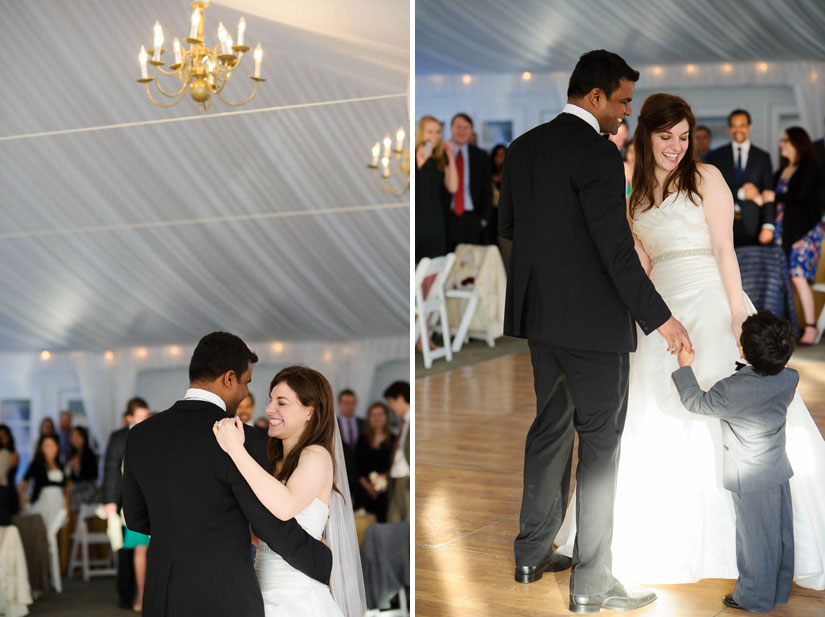 ring bearer crashing the first dance