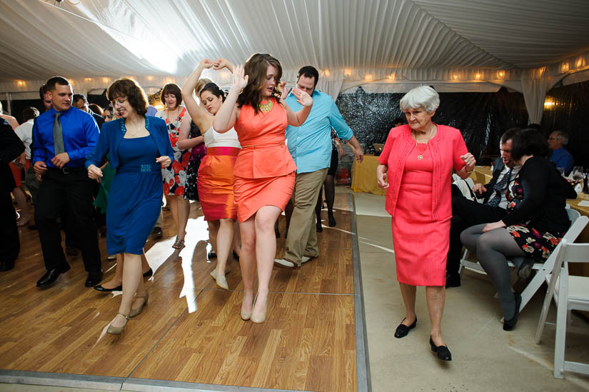 grandma dancing at the comus inn