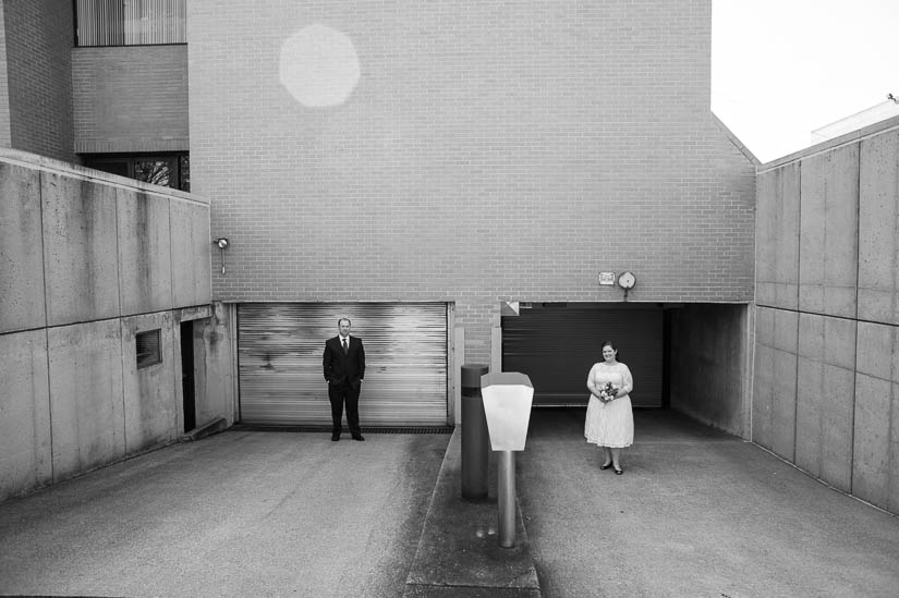 funky wedding portraits in Southwest DC