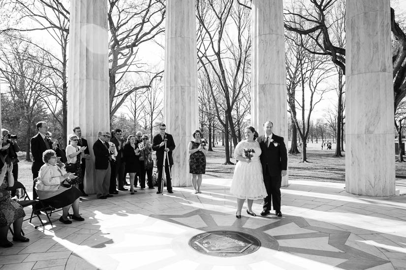 washington dc wedding at wwi memorial