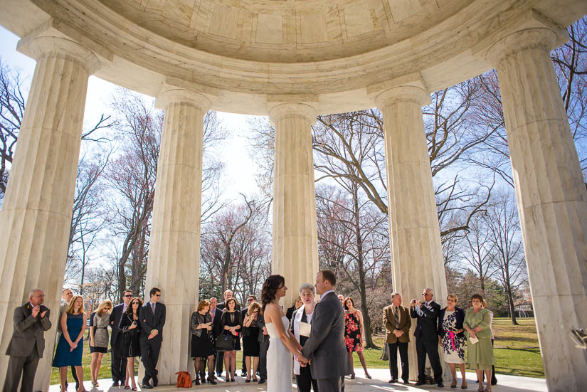 dc war memorial wedding ceremony