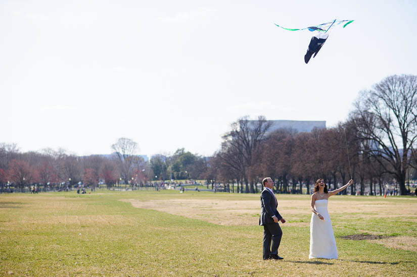 wedding portraits at the kite festival