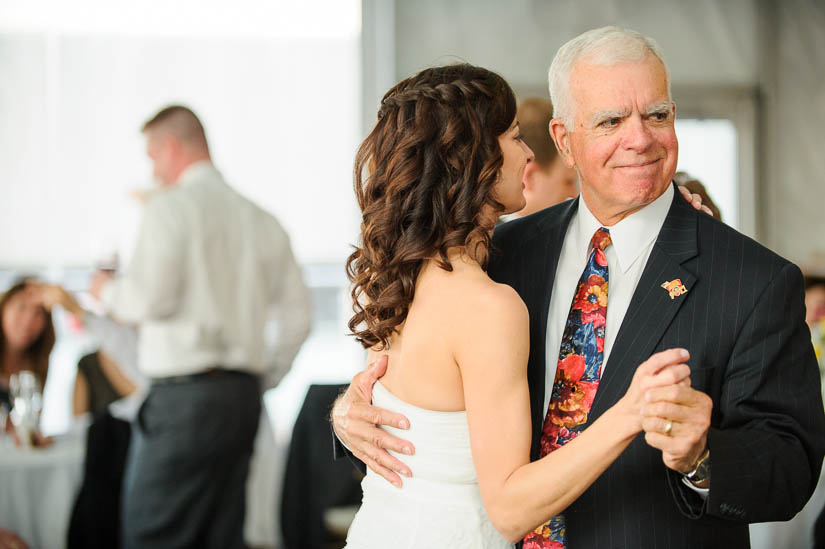 father daughter dance at washington dc wedding reception