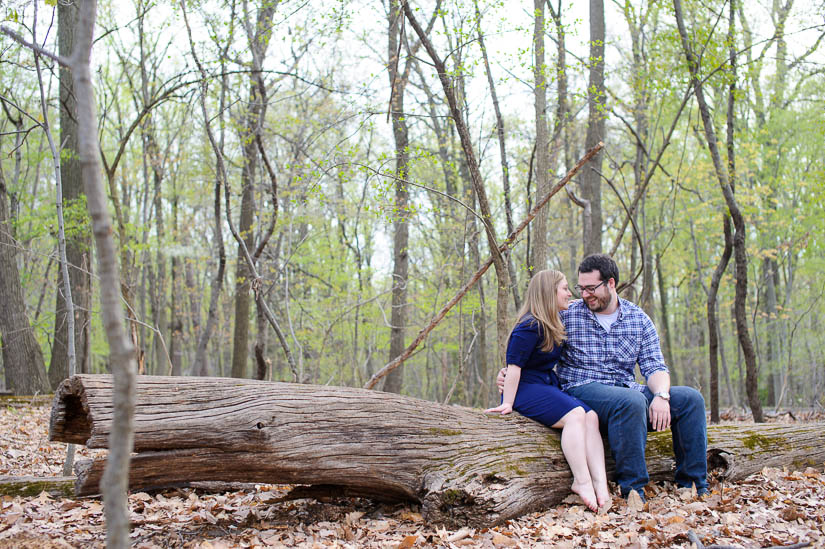 engagement photos in rock creek park