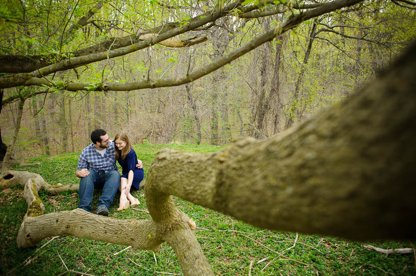 rock creek park engagement session